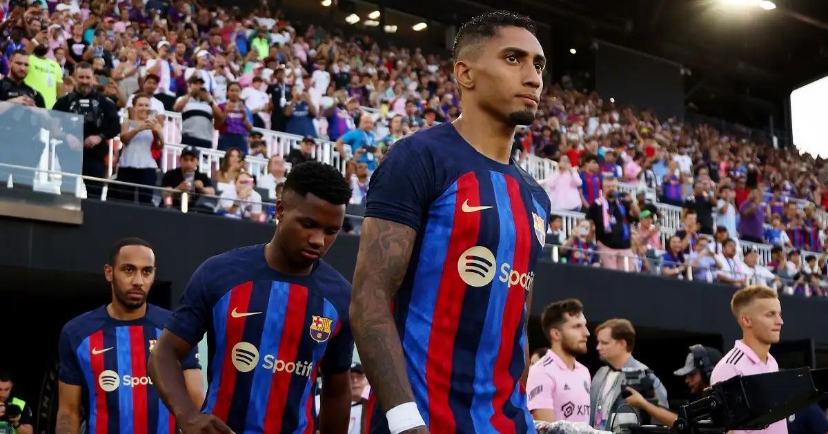 Raphinha en los planes del Arsenal