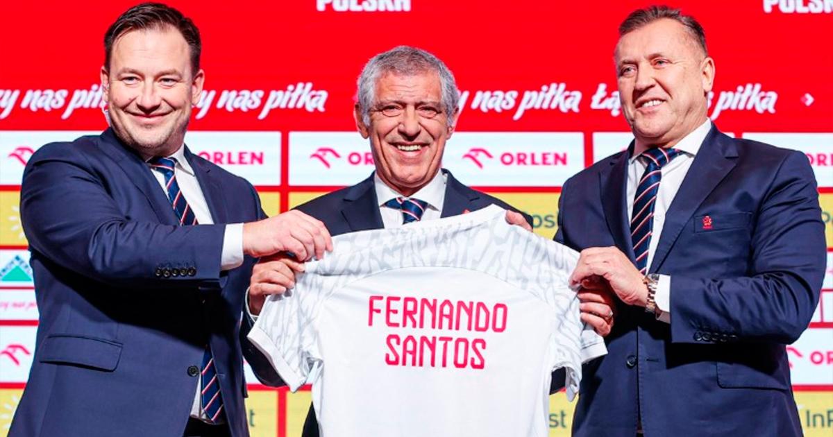Fernando Santos fue oficializado como DT de Polonia
