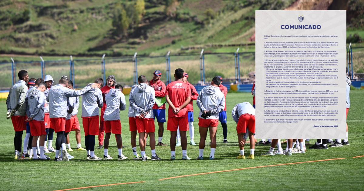 (VIDEO) Cienciano: "Denunciamos públicamente la falta de garantías por parte de la FPF"