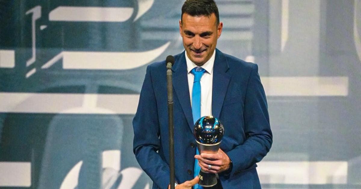 Lionel Scaloni Fue El Ganador Del Premio 'The Best' A Mejor Entrenador ...