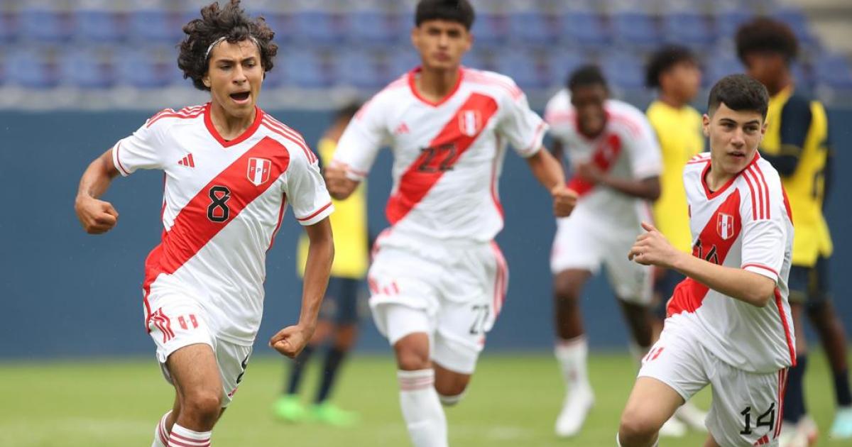 (FOTOS | VIDEO) Selección peruana Sub 17 empató 1-1 en amistoso con Ecuador en Quito