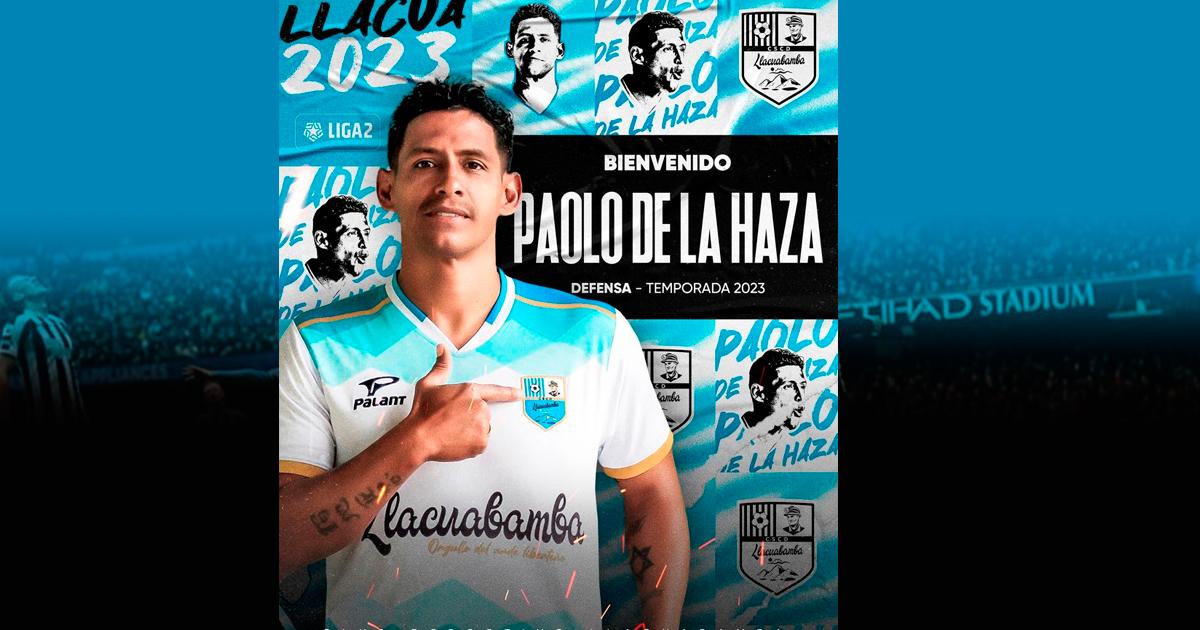 Paolo de la Haza fue anunciado como nuevo refuerzo de Llacuabamba