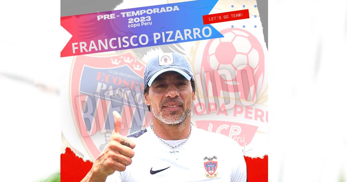 Tras salida de Arrelucea, Pancho Pizarro dirigirá a Ecosem de Pasco en Copa Perú