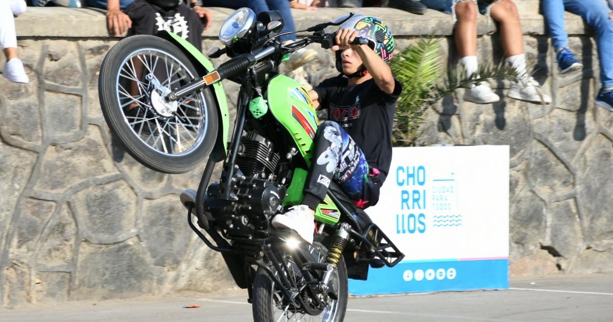 Todo un éxito fue el primer Campeonato Nacional de Stunt motocross en Chorrillos