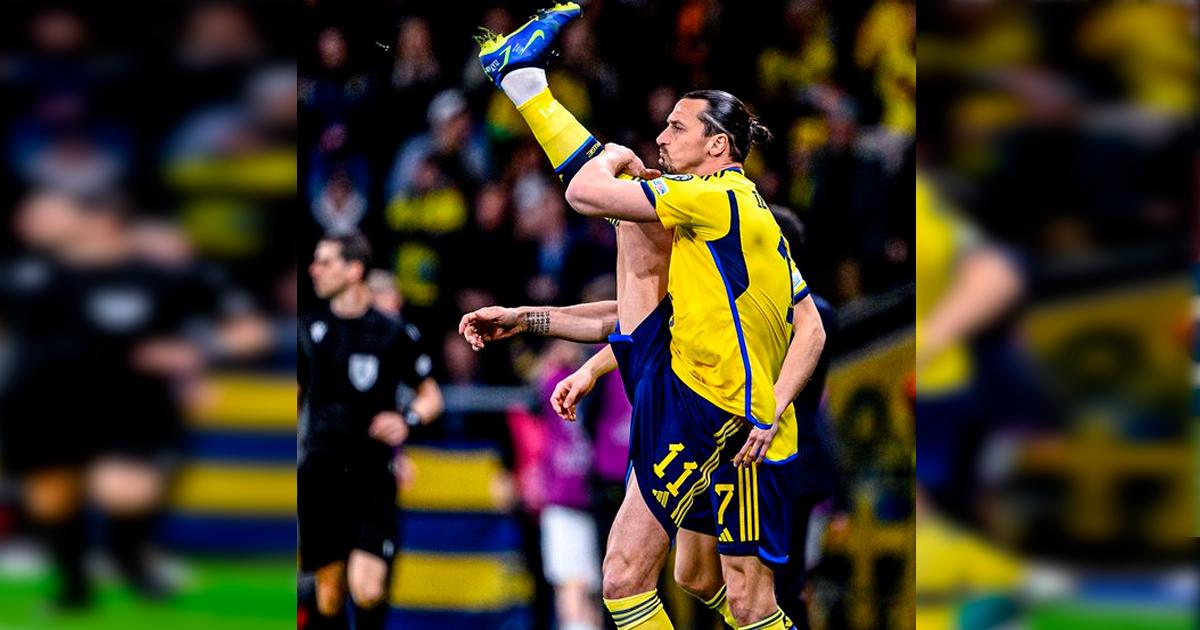Ibrahimovic se convirtiò en el jugador más veterano en una Clasificación europea