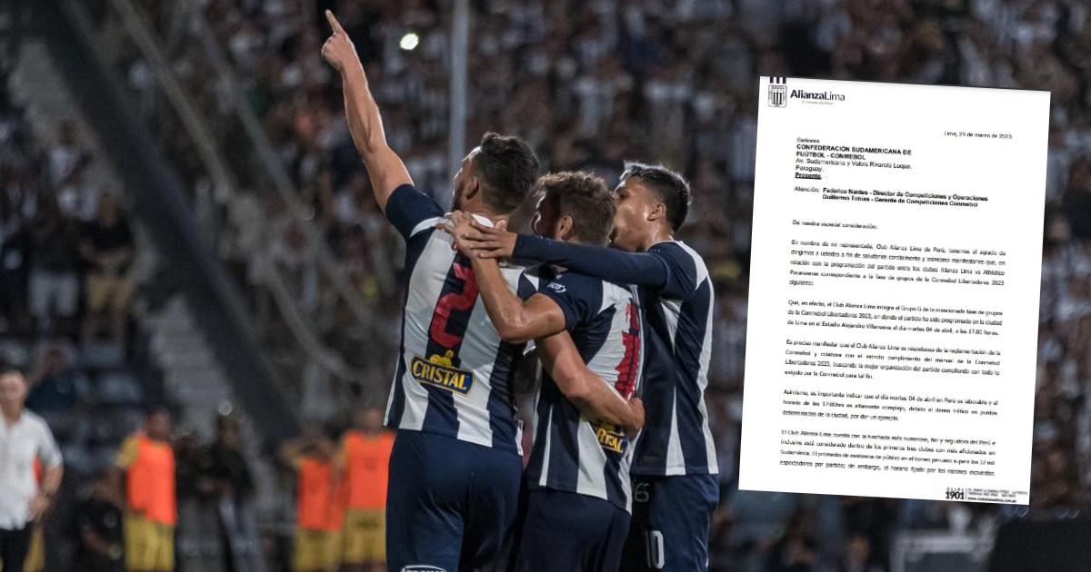 Alianza Lima pidió a Conmebol que partido contra Paranaense sea más tarde