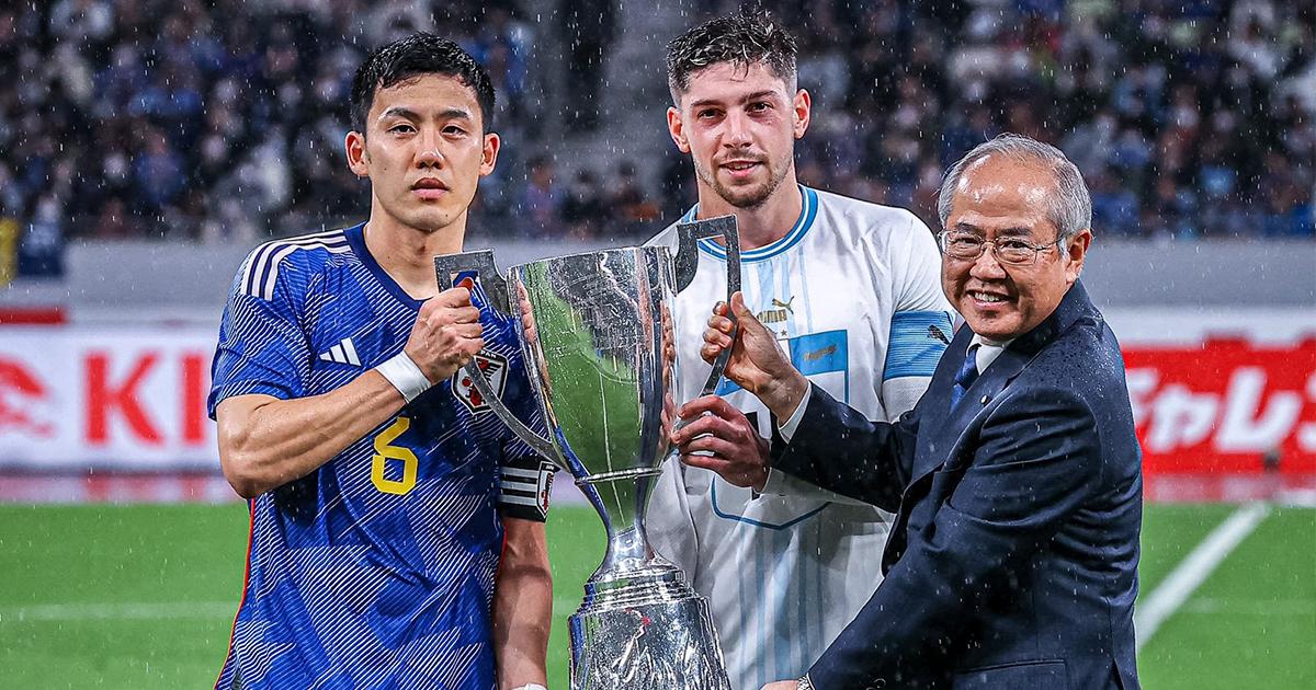 Uruguay igualó 1-1 ante Japón y se llevó la Copa Kirin 