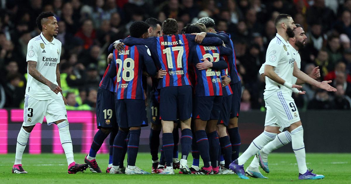 🔴EN VIVO|  Barcelona supera por 1-0 a Real Madrid por La Copa del Rey 