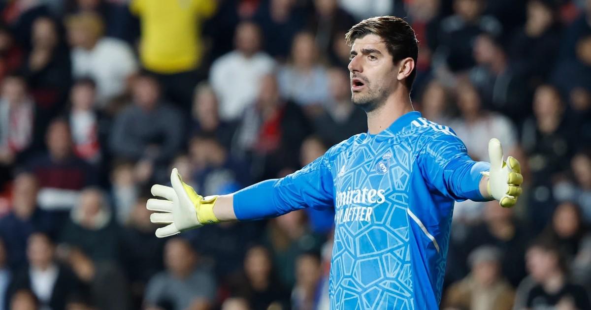 Courtois entrenó con el Madrid y ya estaría recuperado