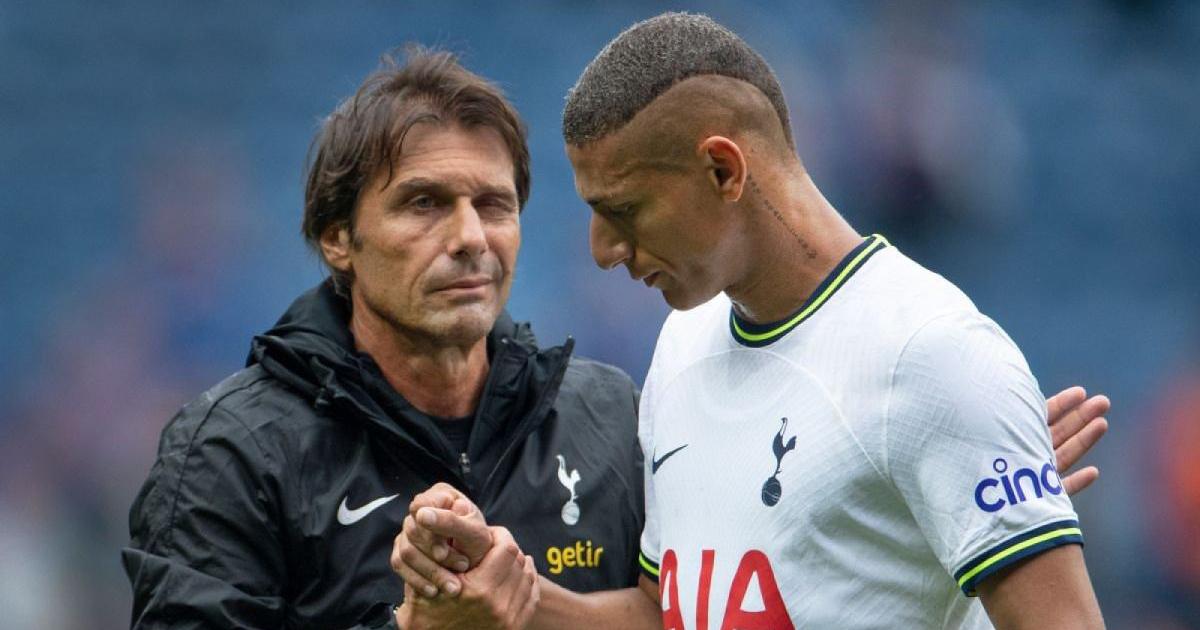 Conte le responde a Richarlison: “Tiene razón porque su temporada no es buena”