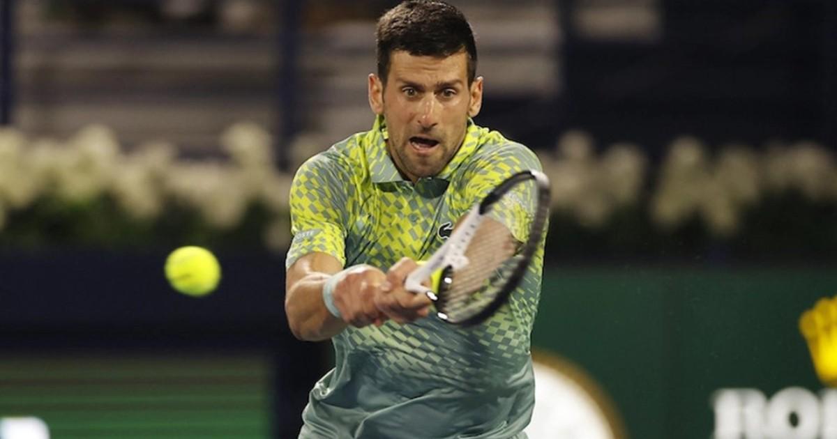 Djokovic clasificó a semifinales en Dubai