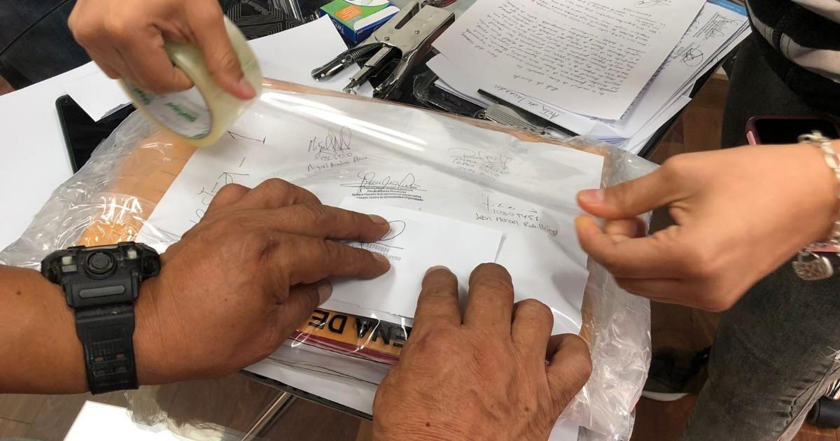 Ministerio Público presentó fotografías del allanamiento de la FPF en Videna