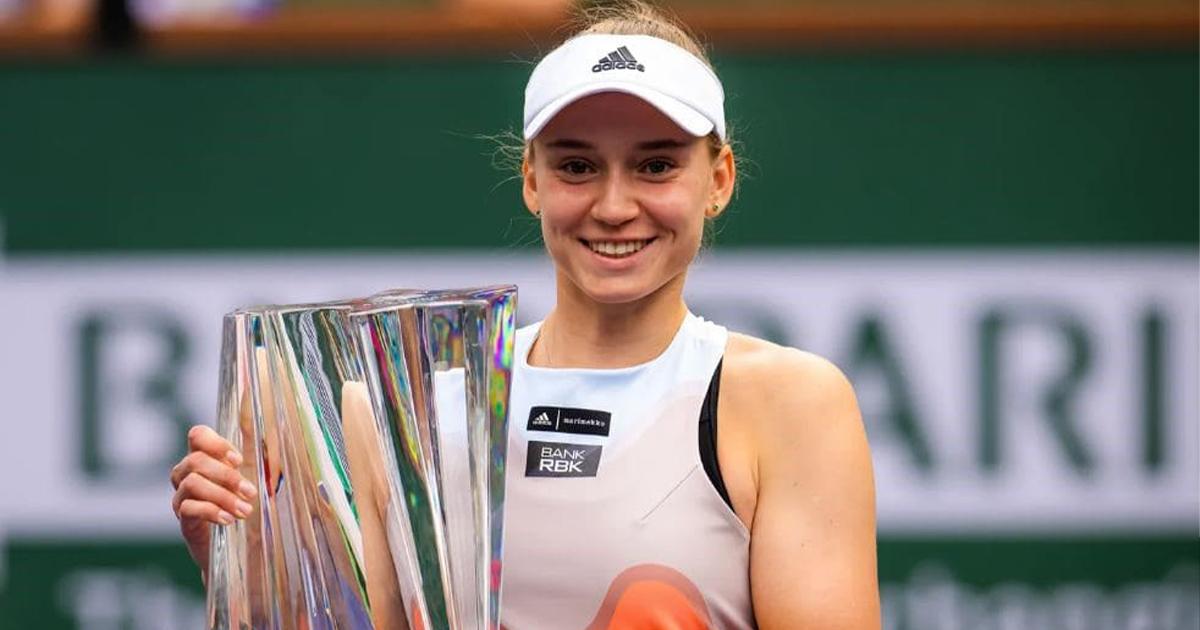 Primer Masters 1000: Rybakina se consagró campeona de Indian Wells