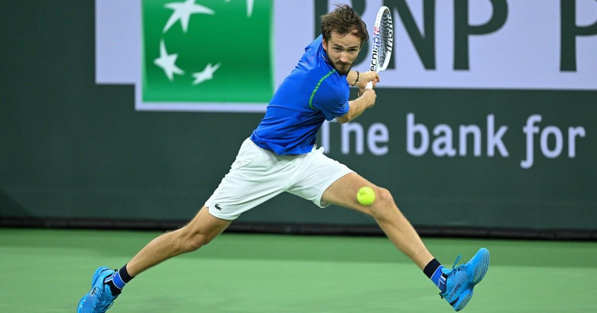 Medvedev avanzó a semifinales en Indian Wells