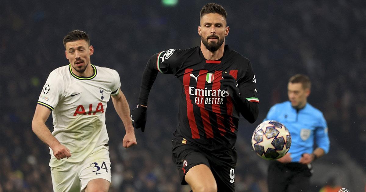 Milan mantuvo su ventaja ante el Tottenham y avanzó en la Champions League