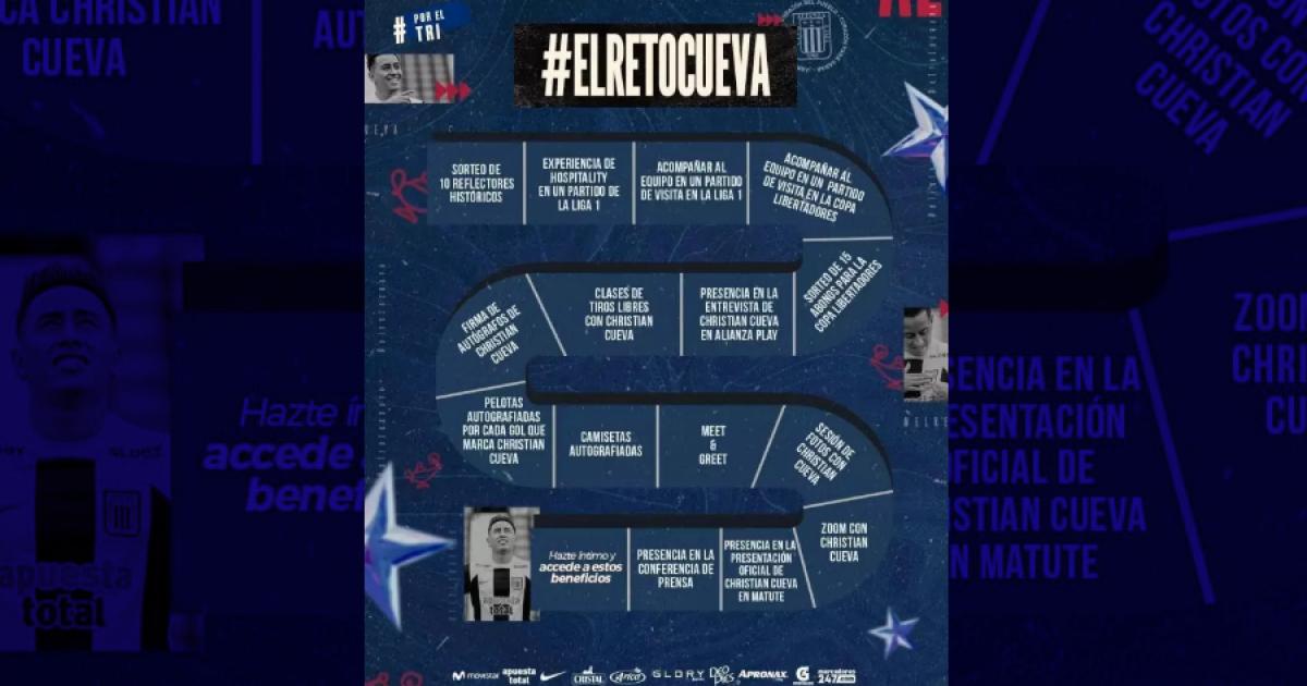 Alianza Lima anunció el lanzamiento de la campaña 'El Reto Cueva'