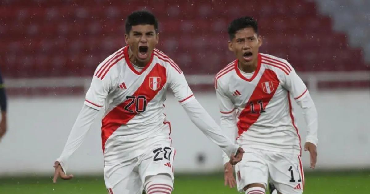 Selección sub-17 superó por 3-1 a Ecuador en partido amistoso 