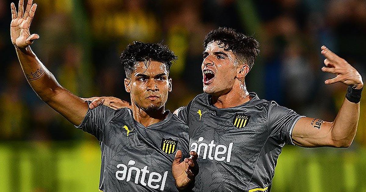 Peñarol goleó River Plate de Uruguay y avanzó en la Sudamericana