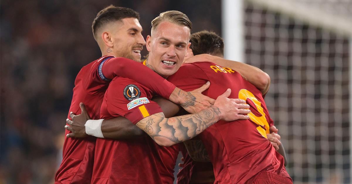 Roma pegó primero ante la Real Sociedad en los octavos de la Europa League