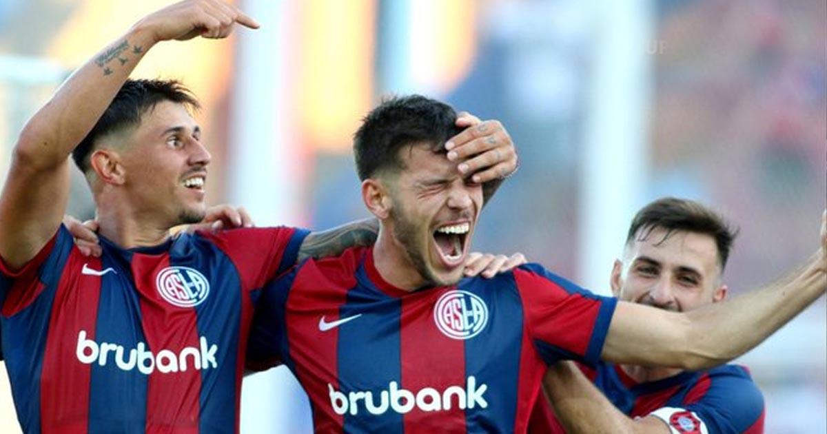 San Lorenzo goleó a Gimnasia y es puntero de la Liga Argentina