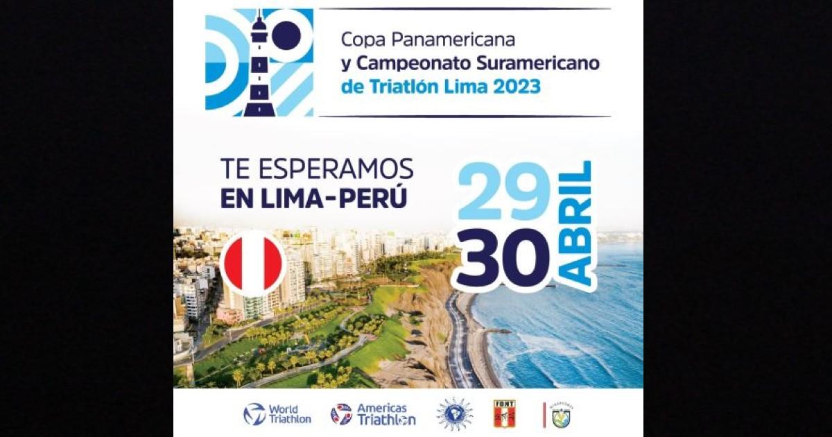 La Federación Peruana de Triatlón y la Municipalidad de Miraflores están listos para recibir este evento de gran importancia, a realizarse en la Playa Redondo.  Cada vez falta menos para que los mejores deportistas del Triatlón de nuestro continente lleguen al país y puedan dejar en alto a su nación. Es por ello que, Miraflores se prepara para organizar uno de los grandes eventos deportivos del año.  Al respecto, la Federación Deportiva Nacional de Triatlón (FDNT) comparte con ustedes el logo que se utiliza