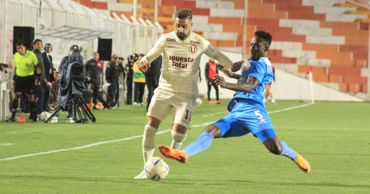 (FOTOS) Universitario logró gran triunfo por 2-1 sobre Binacional en Cusco