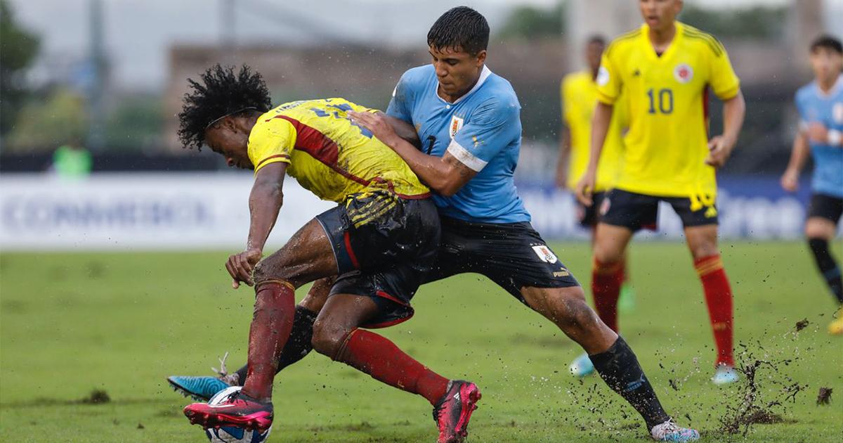 Colombia y Uruguay igualaron a cero en el inicio del Sudamericano Sub 17