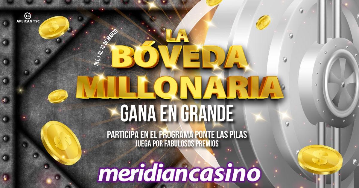 La Bóveda Millonaria: ¡Gana en grande con Meridian Casino!