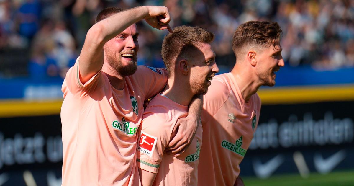 Werder Bremen superó por 4-2 a Hertha de Berlin por la jornada 29 de la Bundesliga 