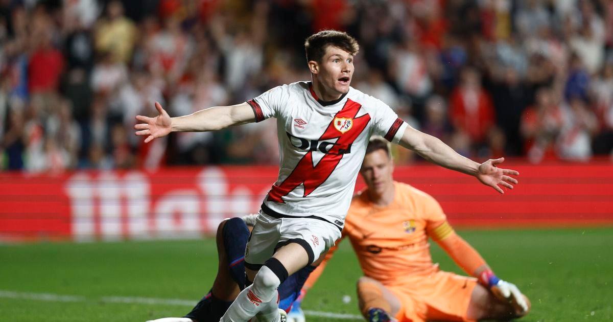 ¡Locura en Vallecas! Rayo Vallecano superó a Barcelona en casa