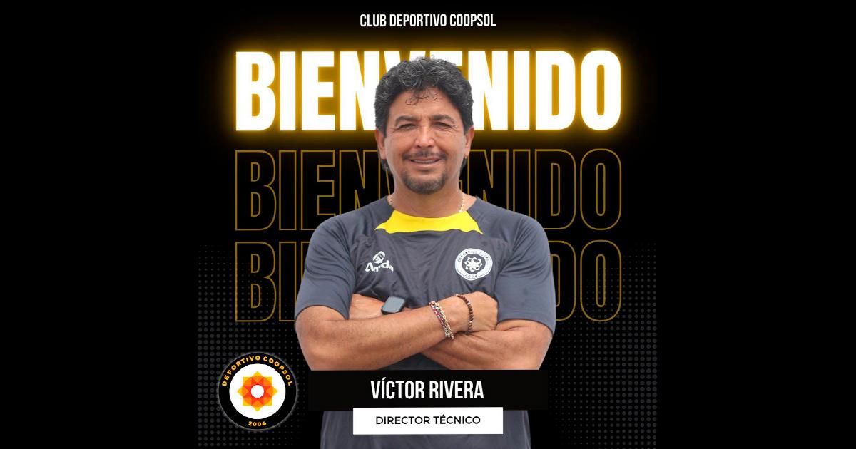 Víctor Rivera fue designado como nuevo técnico de Coopsol
