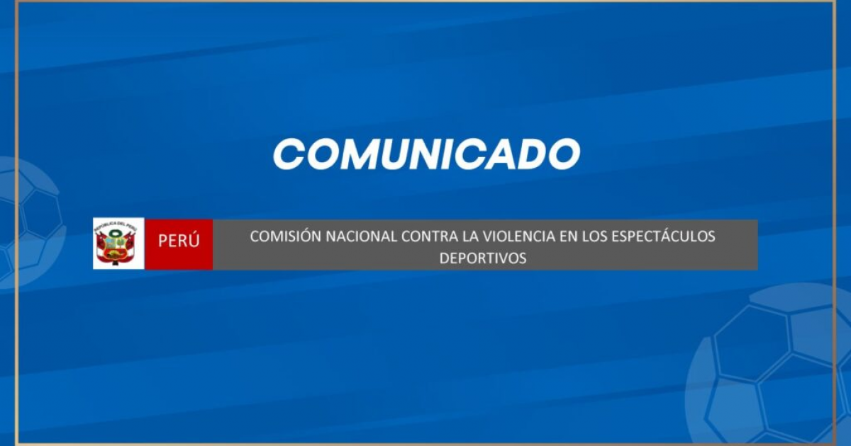 Comisión Nacional contra la violencia en los espectáculos deportivos y su comunicado aclaratorio