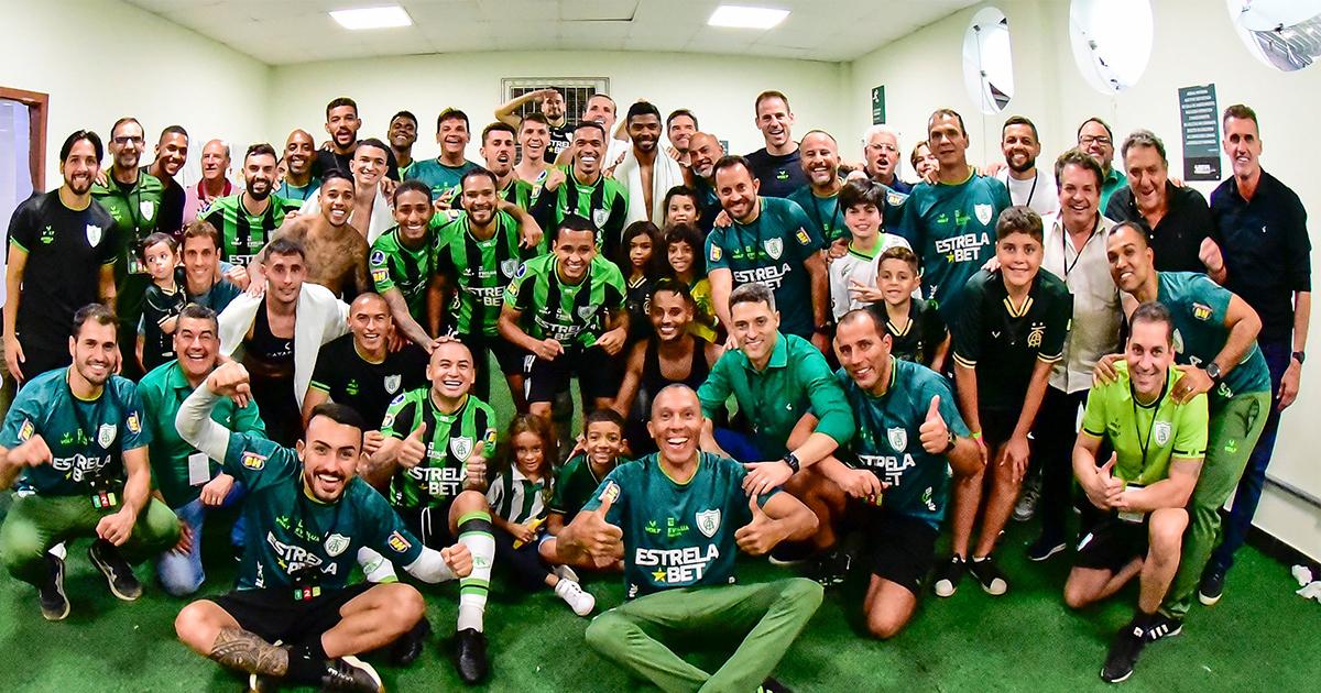 (VIDEO) América Mineiro goleó a Peñarol en el debut de la Copa Sudamericana