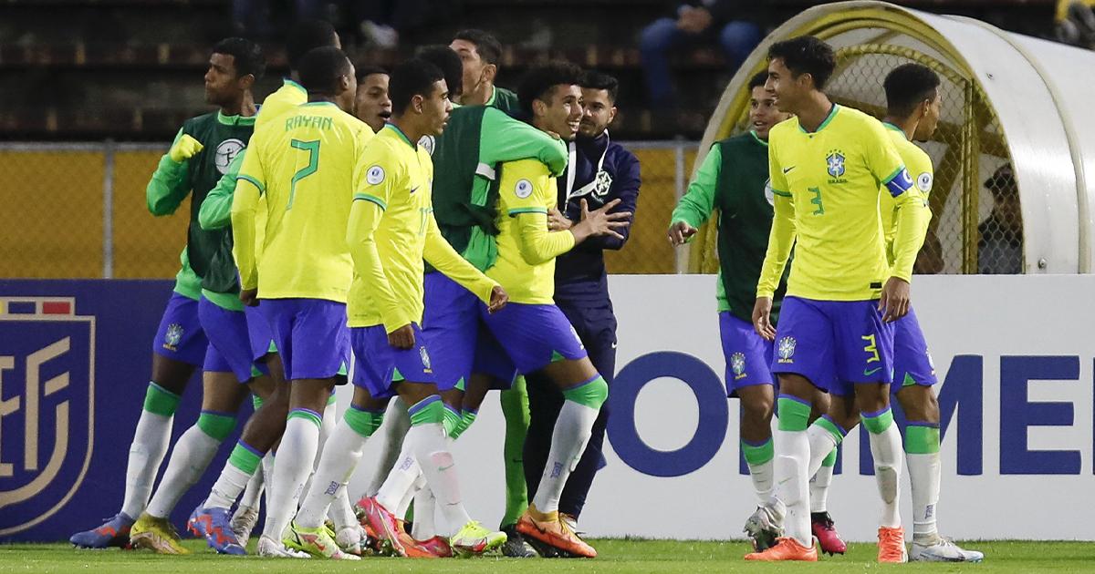 Brasil venció a Argentina y espera tropiezo de Ecuador en el Sudamericano Sub 17