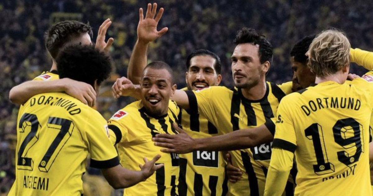 Borussia Dortmund goleó y es el nuevo líder de la Bundesliga