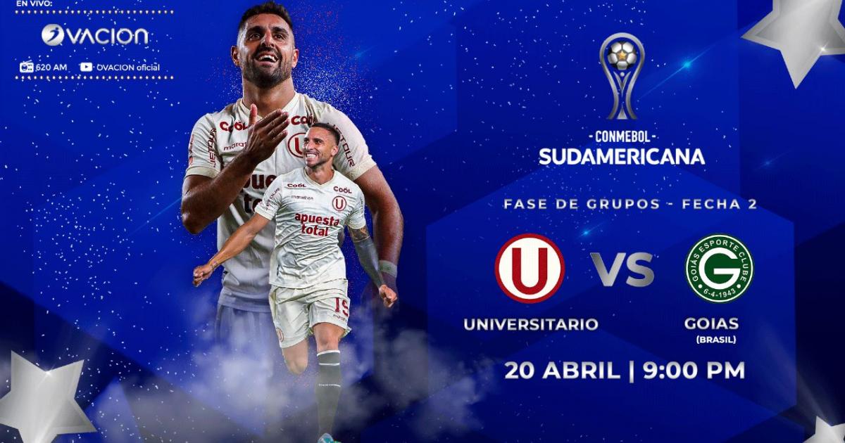 ¡Vive el Universitario vs. Goiás al estilo de Ovación!