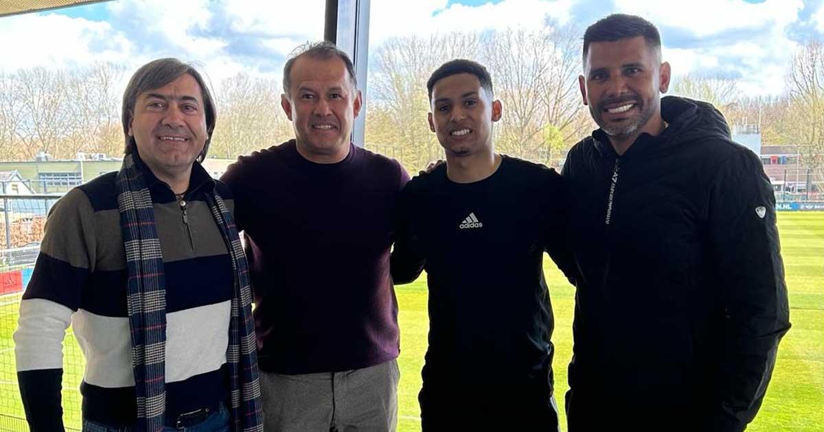 Reynoso visitó a Marcos López en Países Bajos