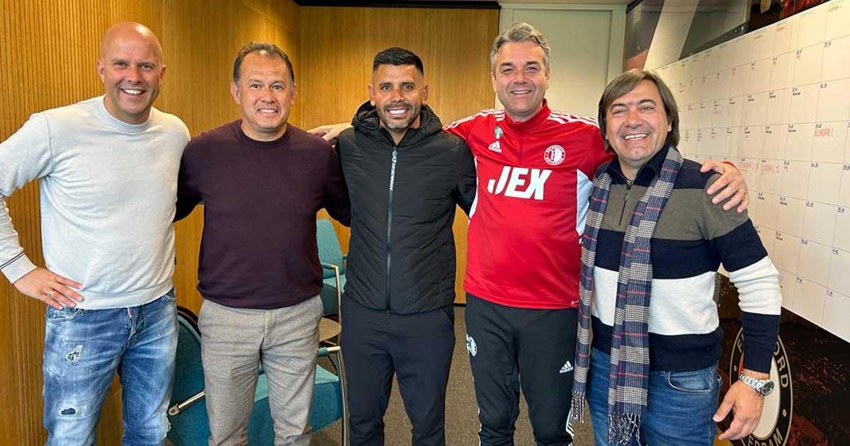 Reynoso visitó a Marcos López en Países Bajos
