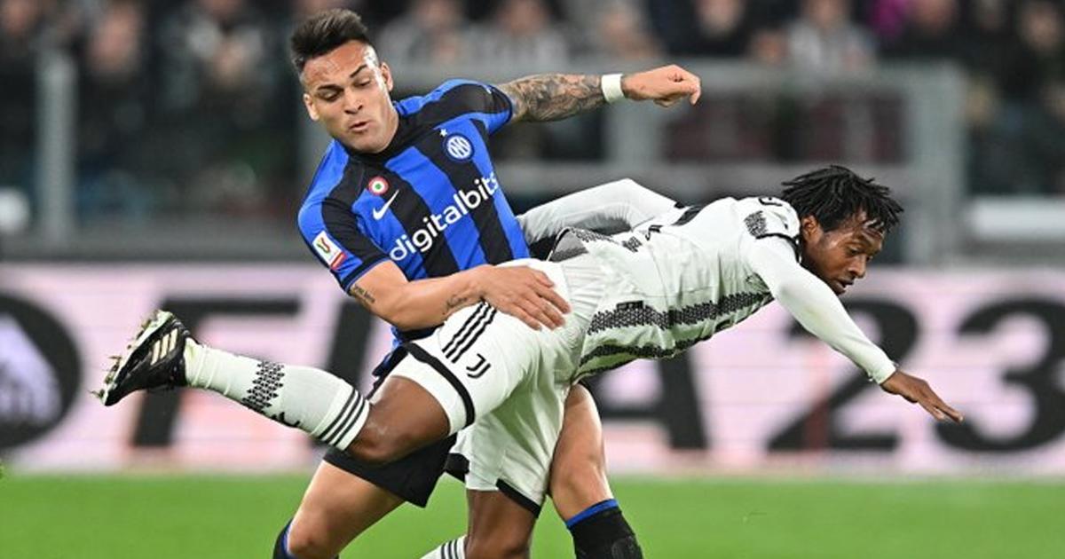 Juventus igualó con Inter en la ida de las 'semis' de la Copa Italia