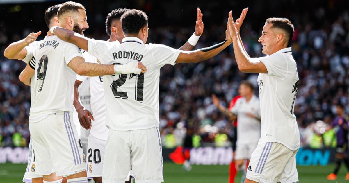 Real Madrid humilló por 6-0 al Valladolid