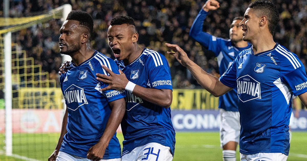 Millonarios se llevó la victoria ante Peñarol en Uruguay por la Copa Sudamericana