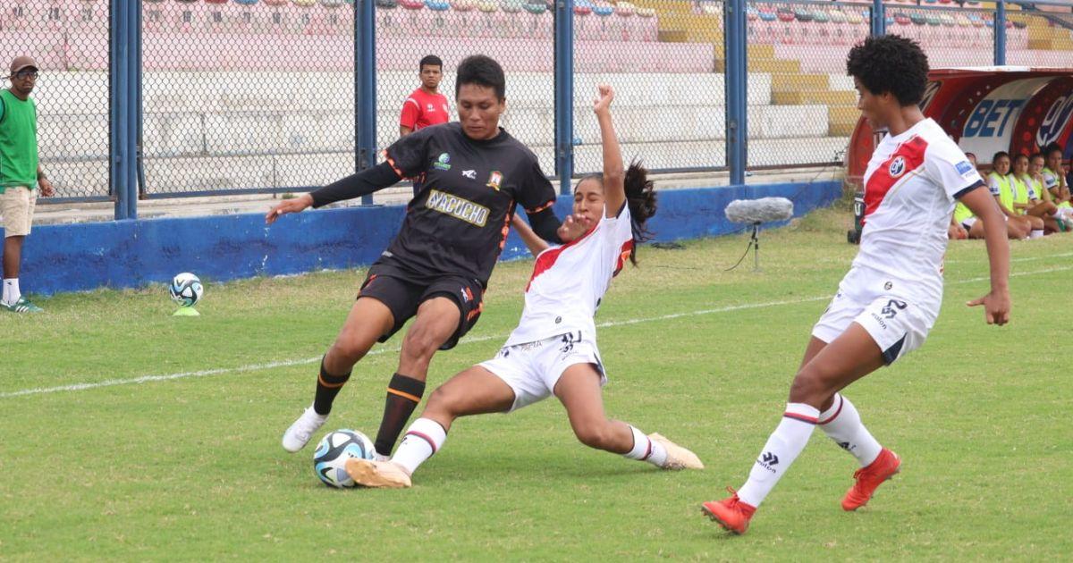Municipal y Ayacucho FC empataron en la Liga Femenina