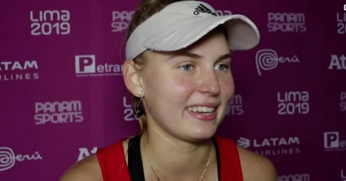Anastasia Iamachkine cayó en con la boliviana Zevallos en partido jugado en Colombia
