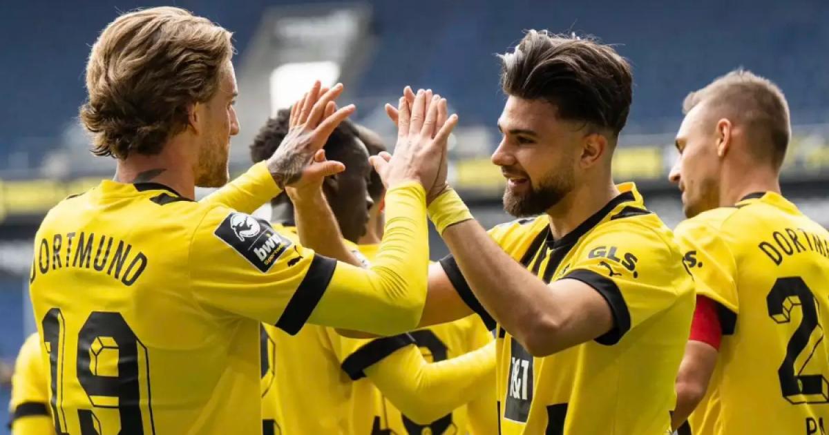 Borussia Dortmund superó por 2-1 a Unión Berlín y es el escolta del Bayern en la Bundesliga
