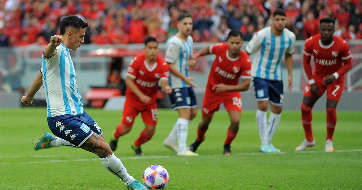 (VIDEO) Con Guerrero, Racing igualó con Independiente en el clásico de Avellaneda