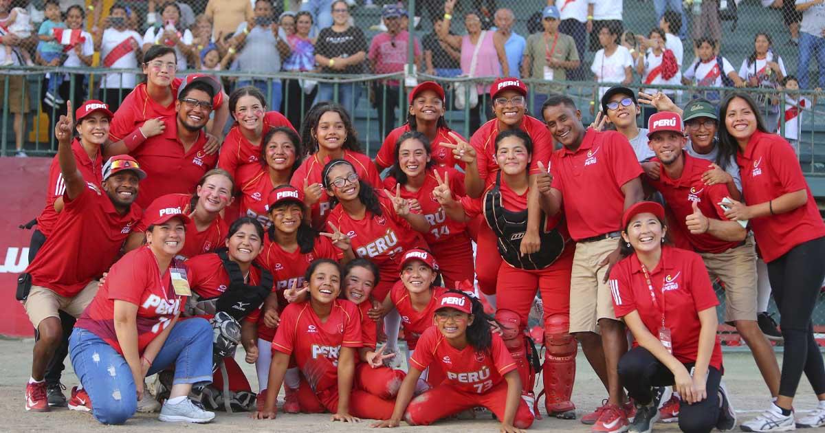 Perú derrotó a Colombia y clasificó a la Super Ronda del I Panamericano de Softbol U15