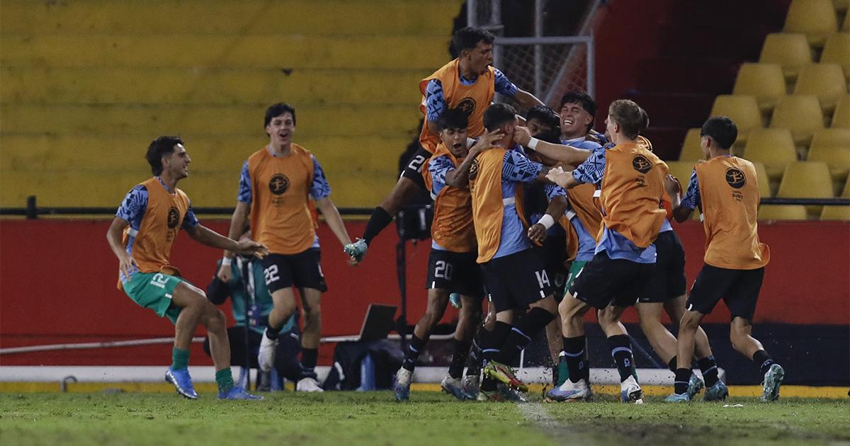 Uruguay venció a Ecuador y sigue con vida en el Sudamericano Sub 17