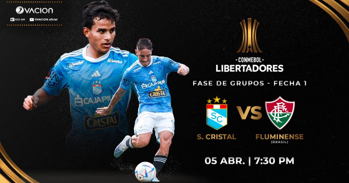 ¡Vive el Cristal vs. Fluminense por Copa Libertadores a través de Ovación!