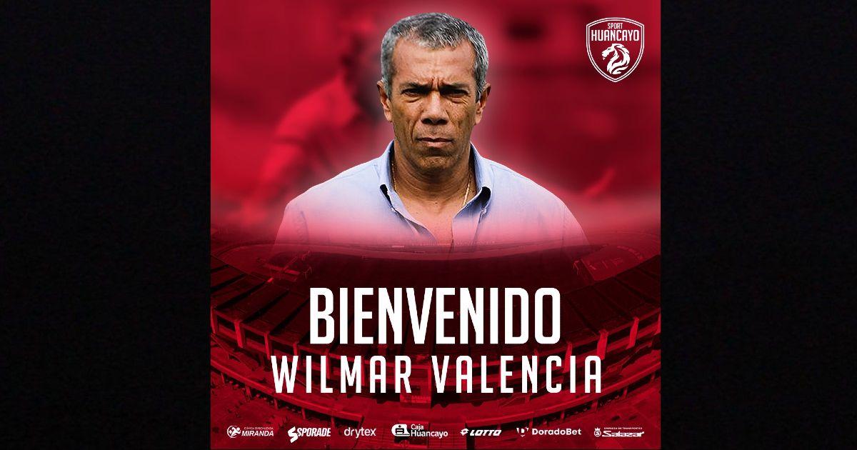 Wilmar Valencia es nuevo técnico de Sport Huancayo