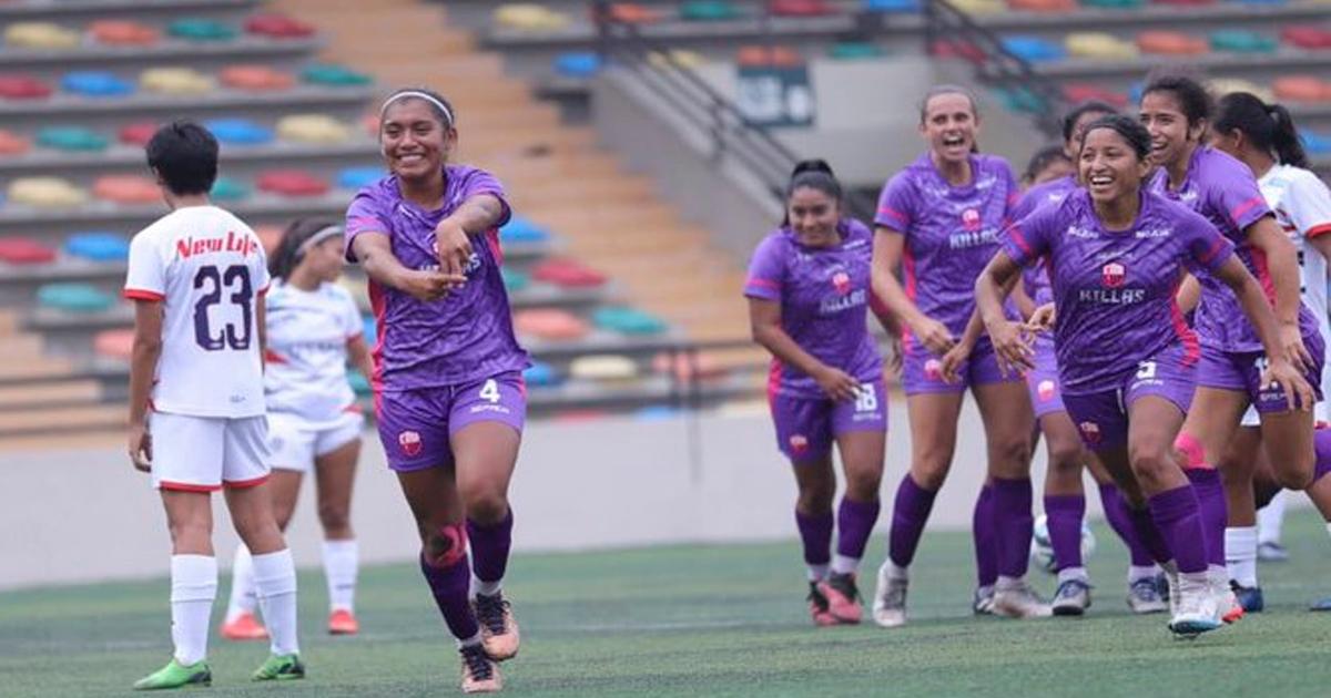 ¡Sin piedad! FC Killas goleó 4-0 a la U. San Martín por Liga Femenina